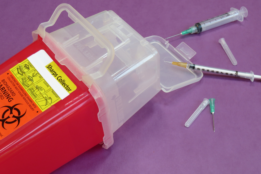 Where Should You Take a Full Sharps Container?
